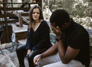 Sometimes when you have a good friend in your partner first, you feel good talking to them. There's no harm in talking unless you are holding on to your feelings for them. 