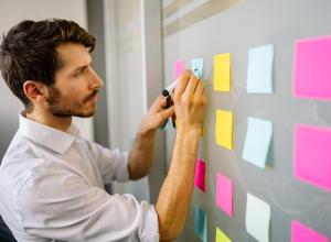 A Man in White Long Sleeve Button Up Shirt