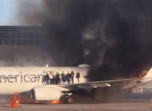 American Airlines Flight 1006's Engine Fire Prompts Emergency Evacuation at Denver Airport