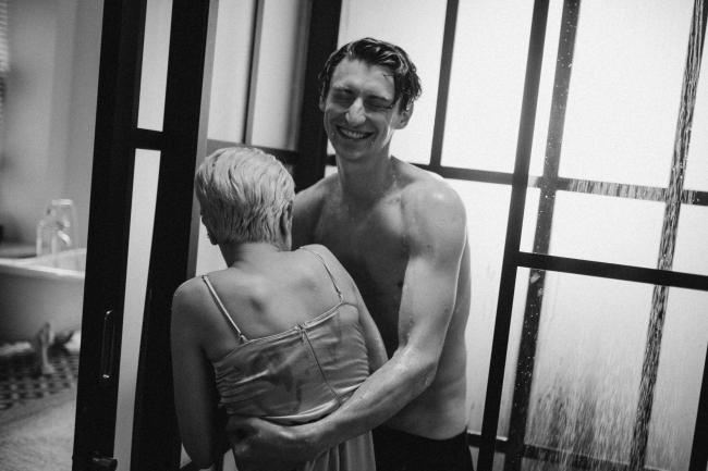 Couple Having Fun in the Shower