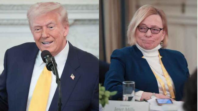 Trump and Maine Governor Mills Clash Over Transgender Athlete Policies: Legal Battle Looms