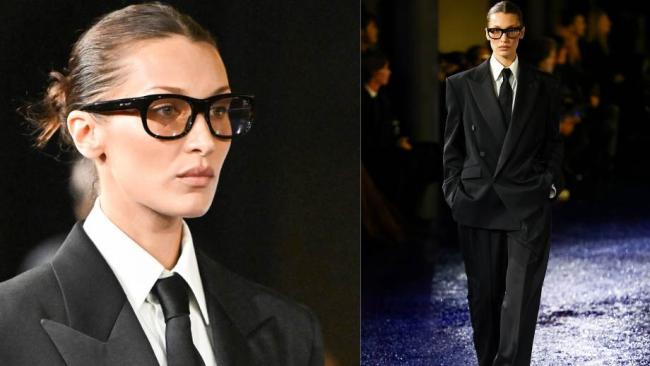 Bella Hadid's Triumphant Return: Illuminating Saint Laurent's Paris Fashion Week with Sheer Elegance