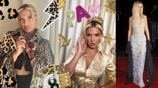 'Millie Bobby Brown Stuns by Recreating Gwyneth Paltrow's Iconic 1998 Red Carpet Look in Sheer Beaded Gown at 'The Electric State' Premiere'